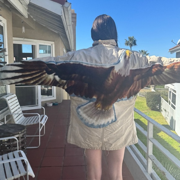 Vintage Carhartt Customized Eagle lined quilted jacket rancher chore Det… - Picture 13 of 16